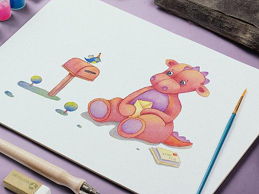 儿插角色——《吼吼的信笺》