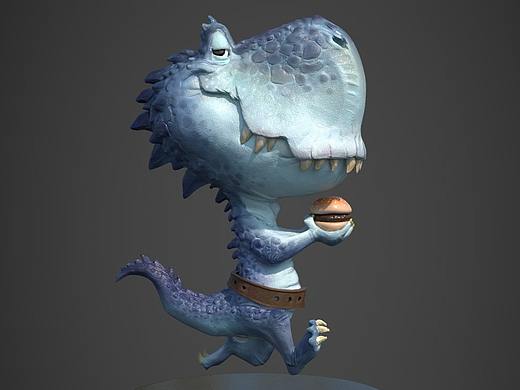 Dinosaurs and hamburgers（個(gè)人主頁-ZMjcyMzQ1MDQ=） - 人物/生物 - 站酷設(shè)計(jì)師做模型的泰勒原創(chuàng)素材 - 站酷ZCOOL