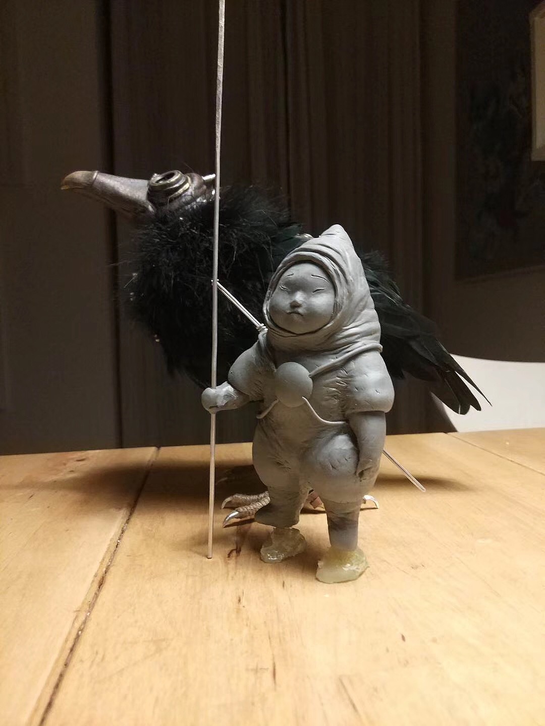 《独角仙黑鸦图》明子