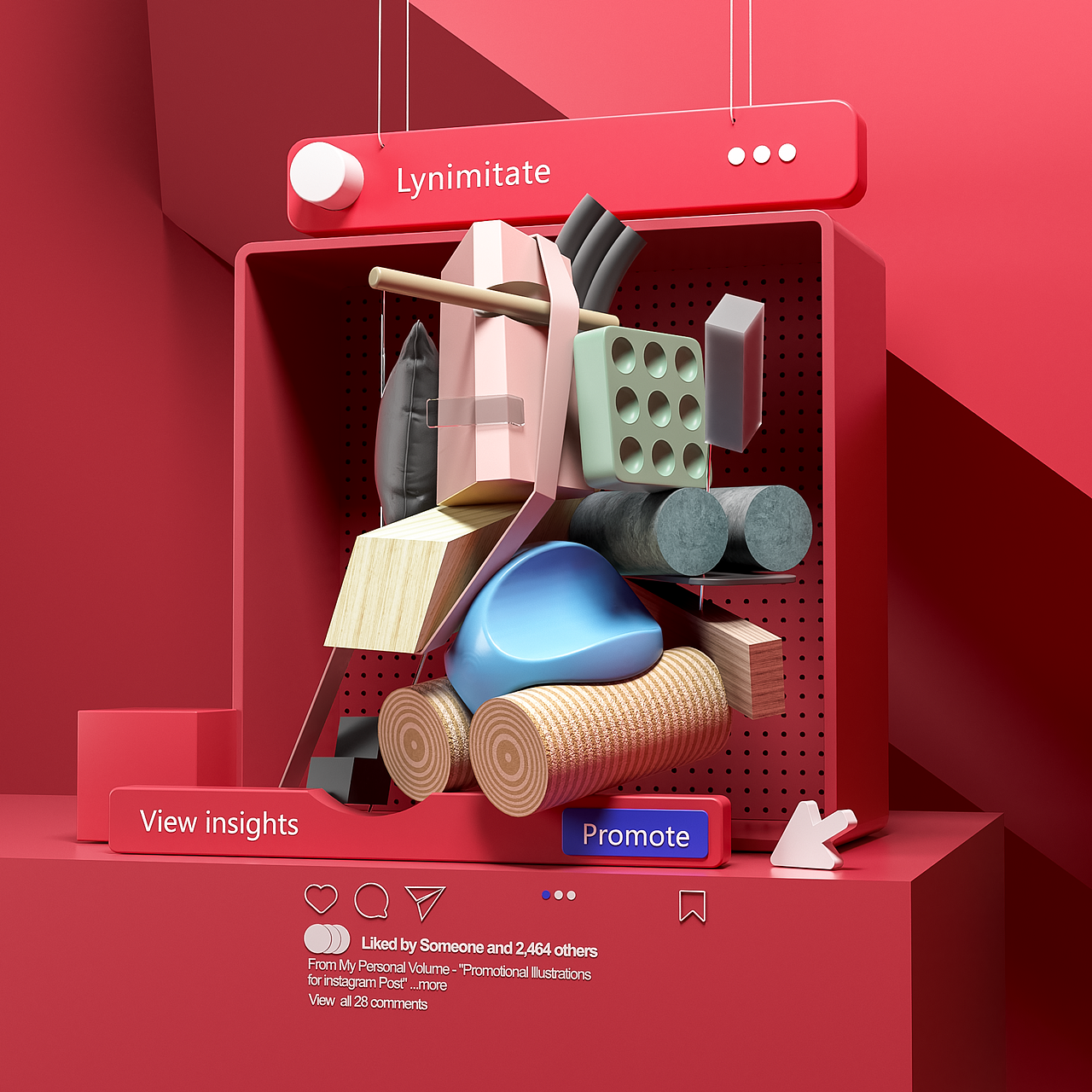 C4D练习（图ZMjg2MzEyODYw） - 场景 - 站酷设计师汀n3原创素材 - 站酷ZCOOL