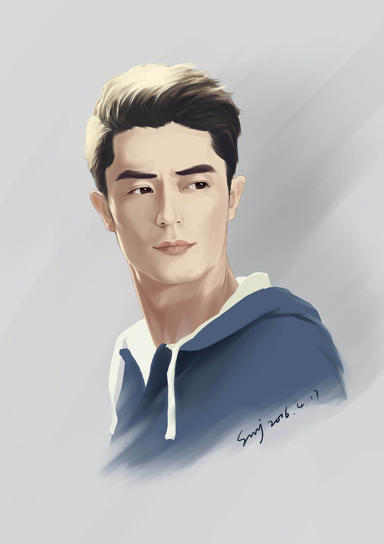 明星肖像霍建华