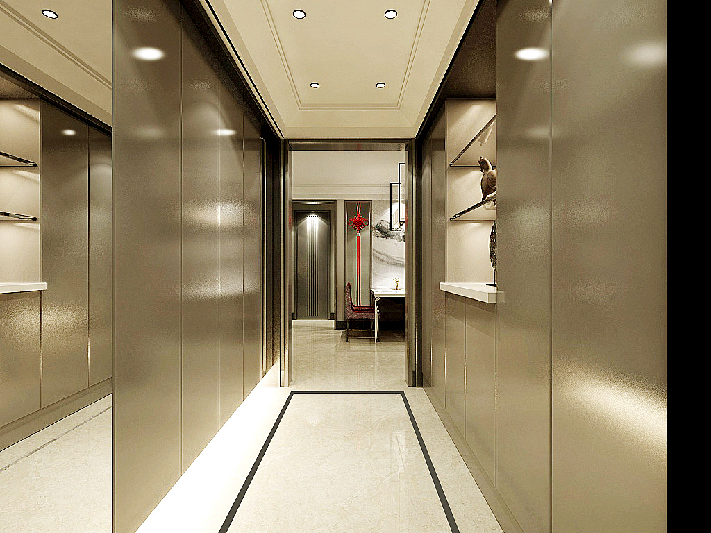 沈阳中航城两河流域130平现代中式风格案例