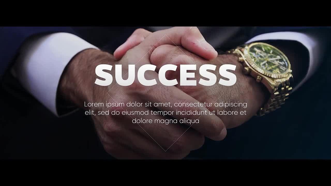 PR模板|简洁设计动态空间移动公司企业集团业务标题