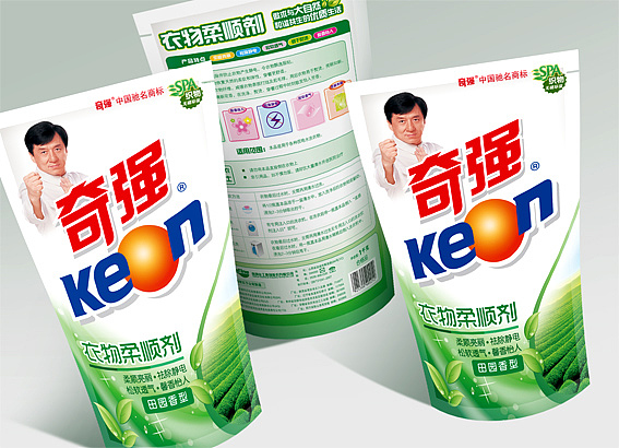 奇强品牌洗涤剂包装设计洗手液包装设计衣物柔顺剂包装设计洗涤用品