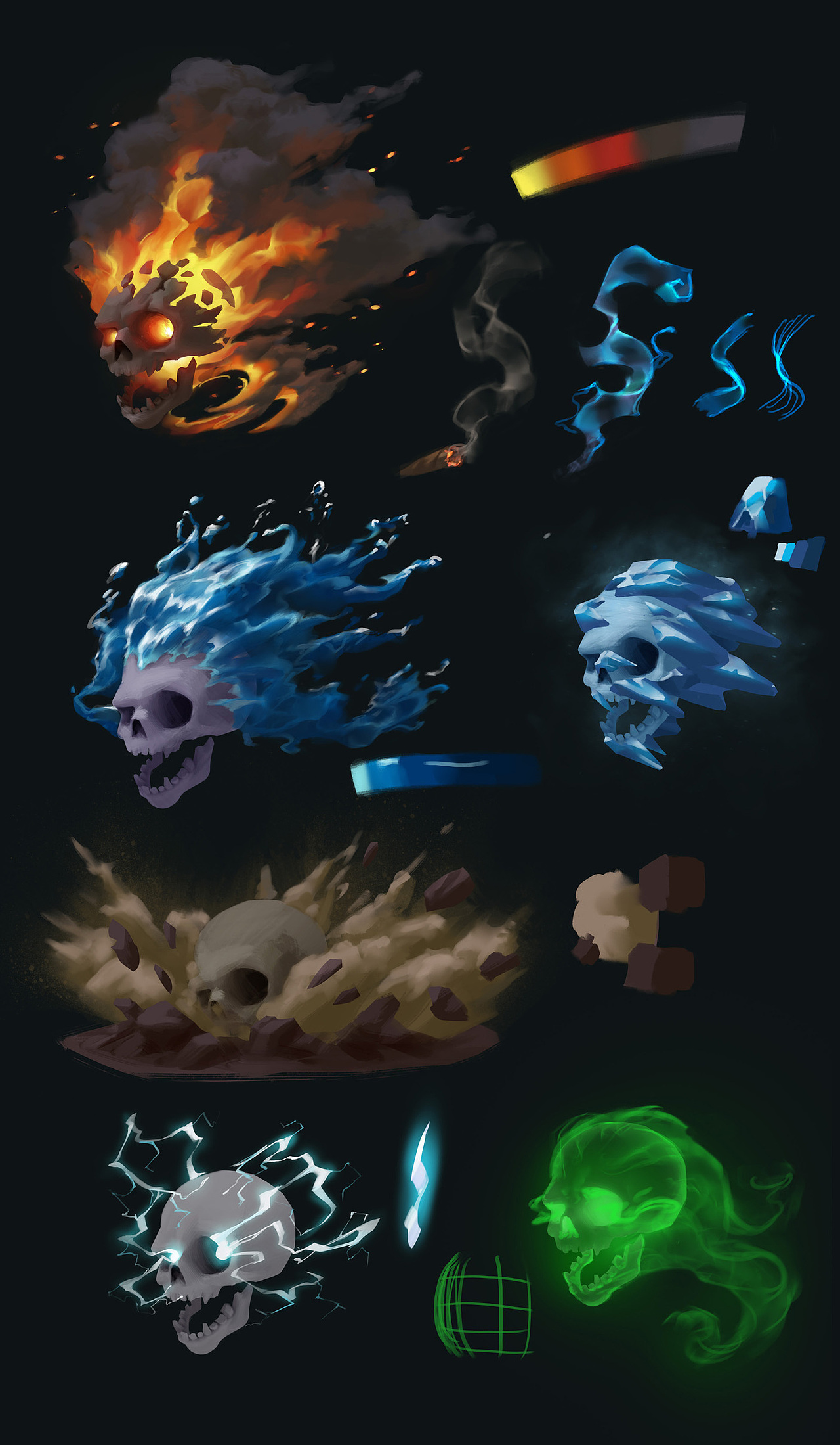 特效绘制(流程)|插画|游戏原画|疯景_原创作品-站酷zcool