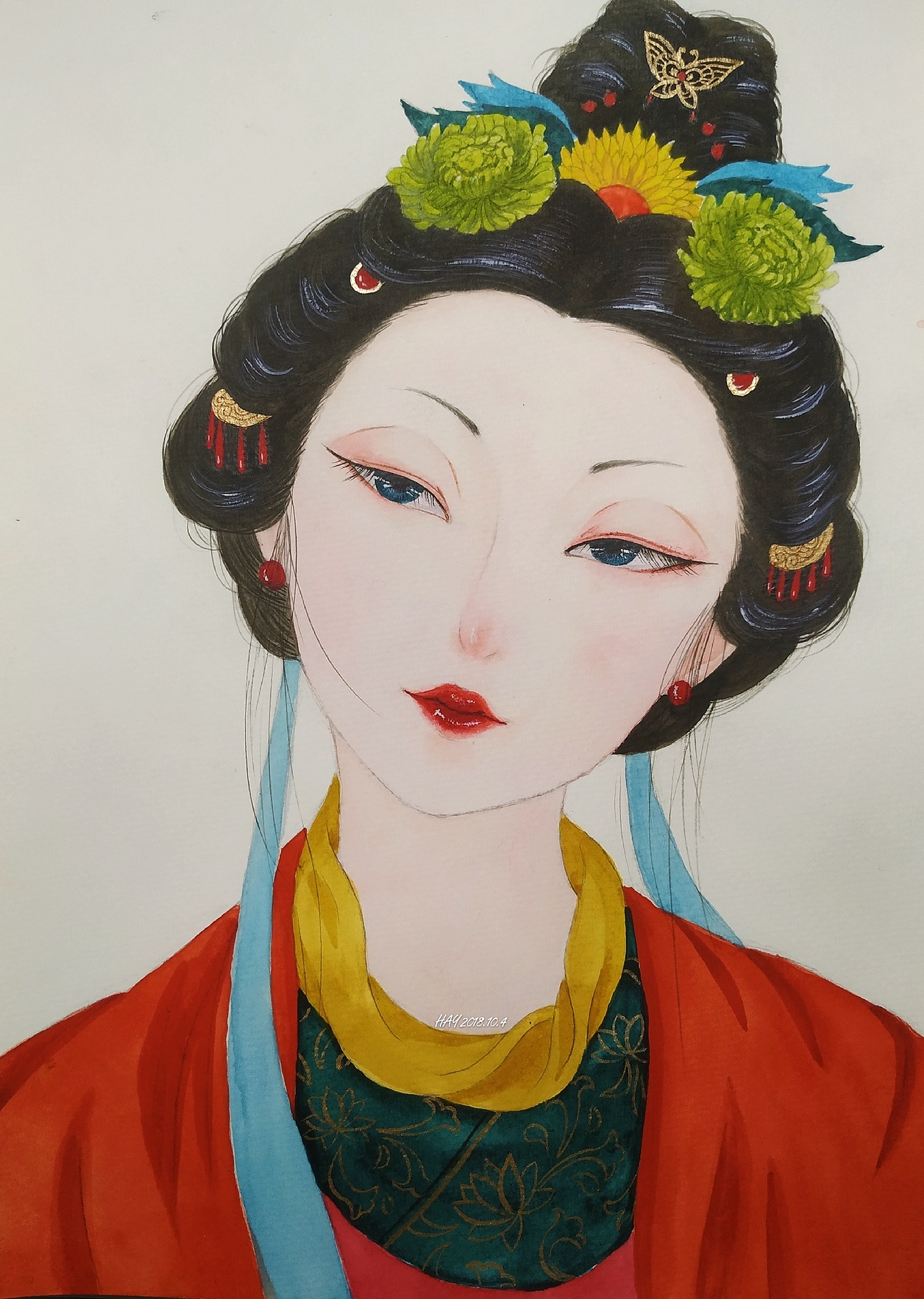 临摹《满庭芳》