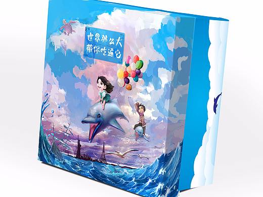 手绘礼盒包装