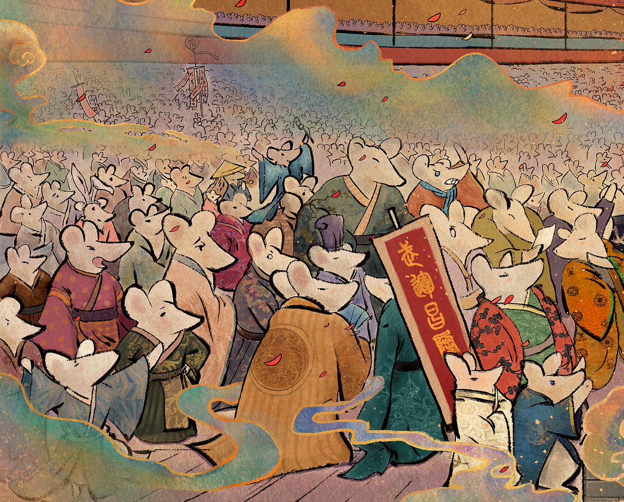 除旧迎新，牛年大吉（图ZMjMwNTg5OTgw） - 商业插画 - 站酷设计师Echolico原创素材 - 站酷ZCOOL