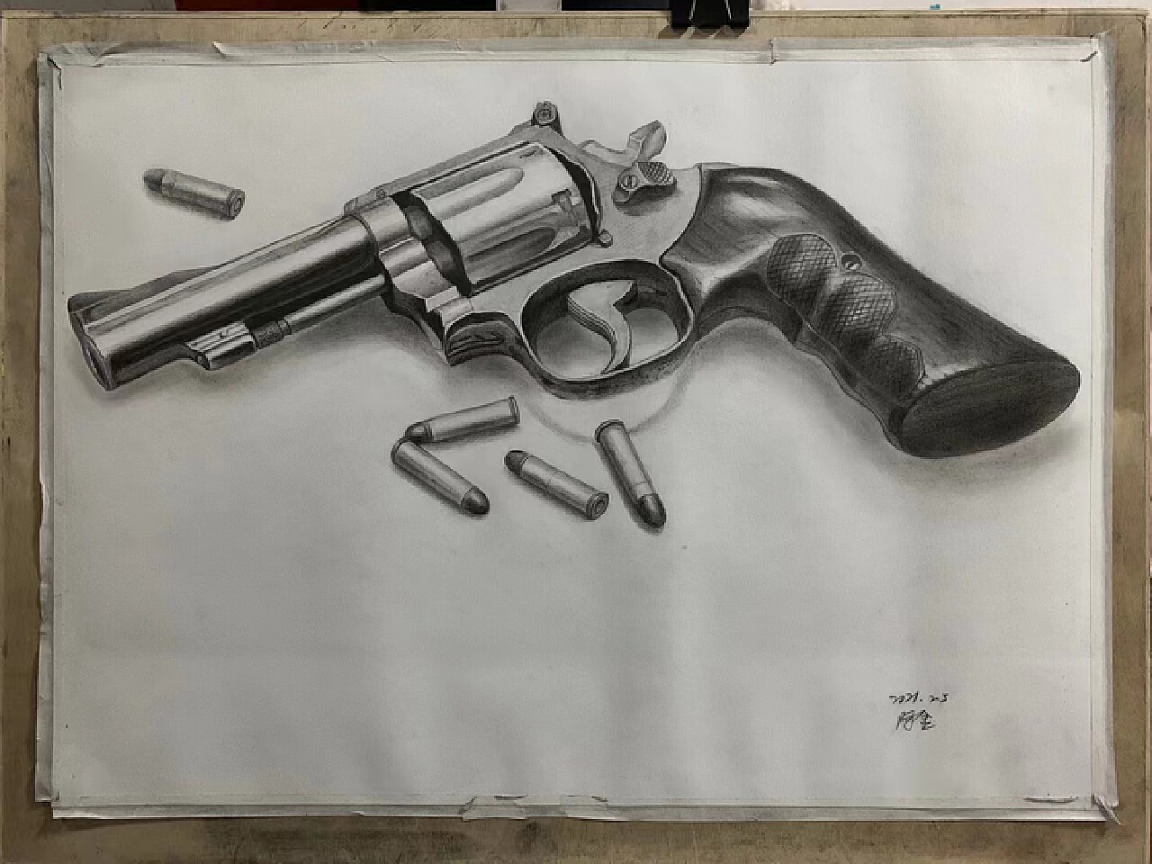 枪--钢笔画|纯艺术|绘画|SHXIN - 原创作品 - 站酷 (ZCOOL)