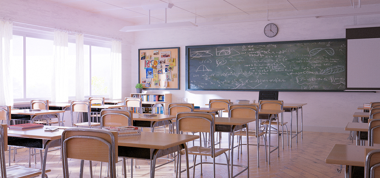 教室-渲染-后期（圖ZMjQ4NjE0NjQw） - 場景 - 站酷設計師阿凸不禿原創(chuàng)素材 - 站酷ZCOOL