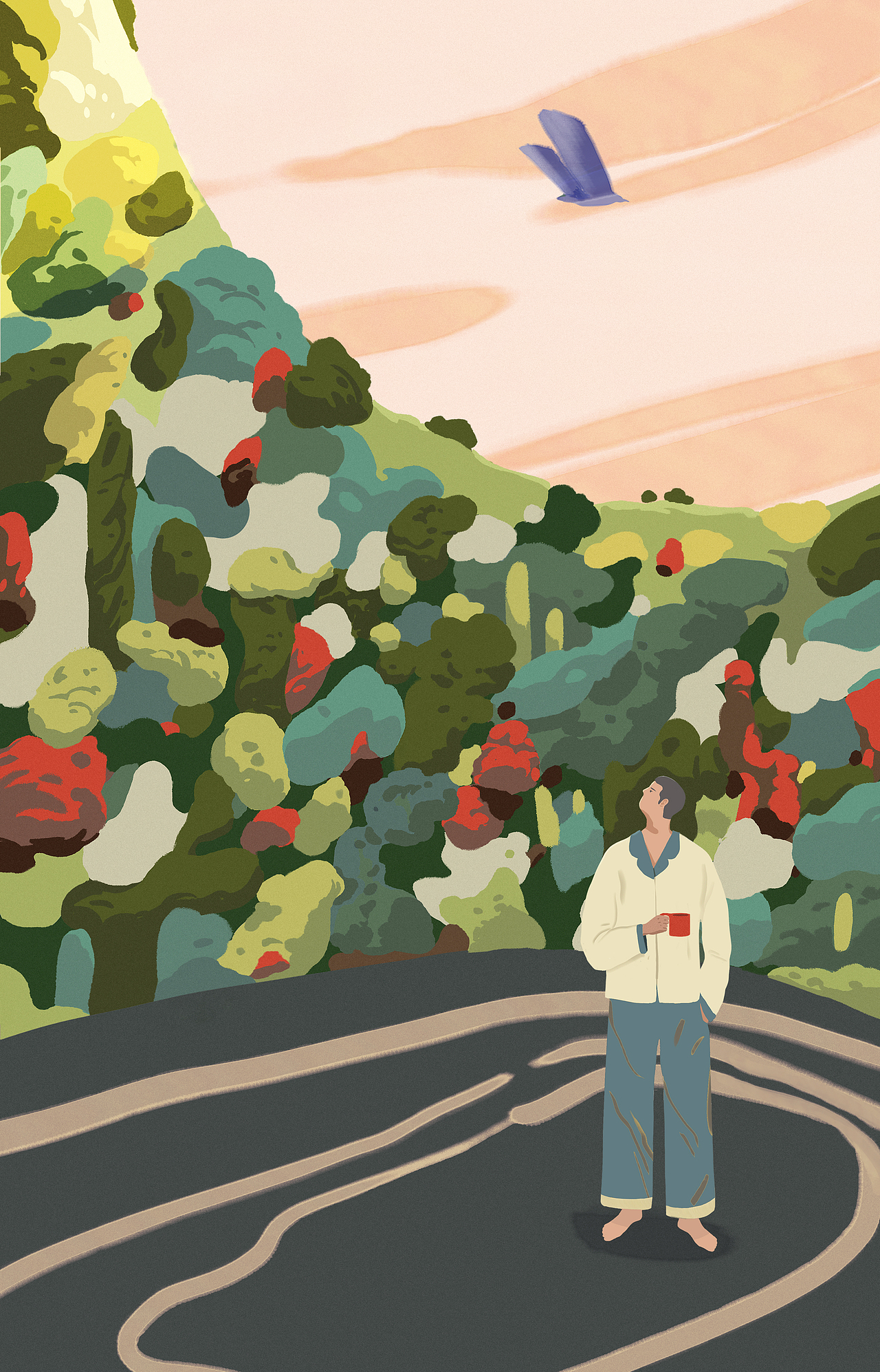 暂时相遇（图ZMjA1ODU5ODEy） - 艺术插画 - 站酷设计师NixRen原创素材 - 站酷ZCOOL