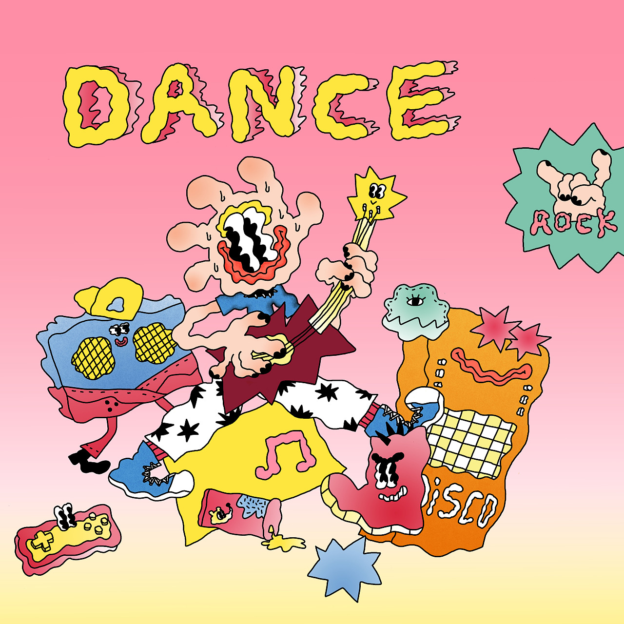 forever disco|插画|新锐潮流插画|dongzi冬子 - 原创作品 - 站酷
