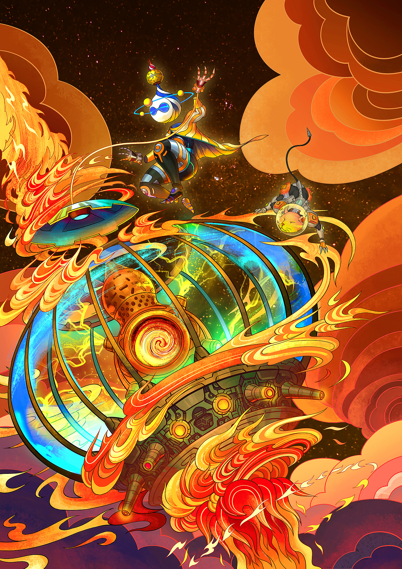 科幻世界杂志封面|插画|商业插画|小德景韵文化_原创作品-站酷(zcool)