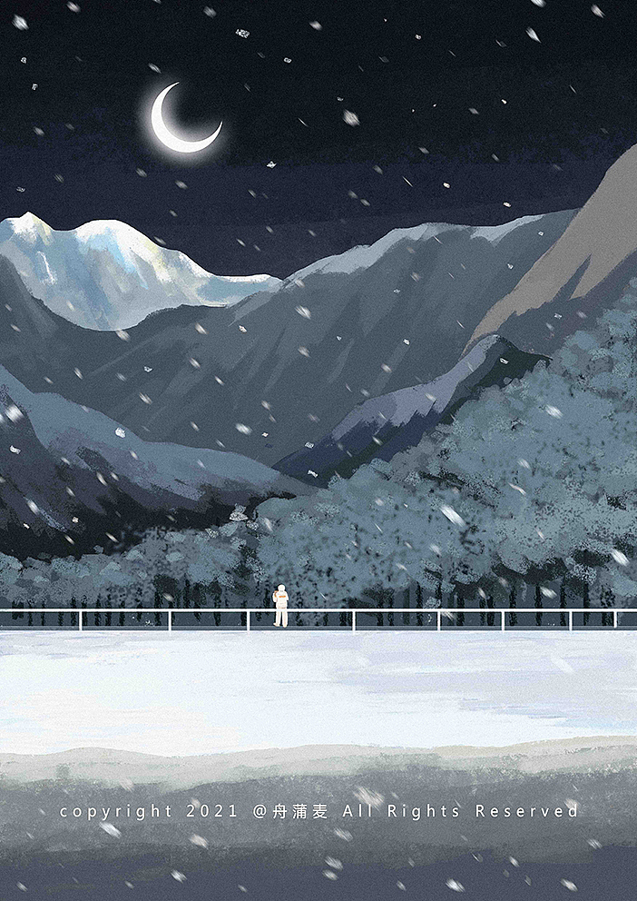 12月插画（图ZMjgxMjYzNjE2） - 商业插画 - 站酷设计师舟蒲麦原创素材 - 站酷ZCOOL