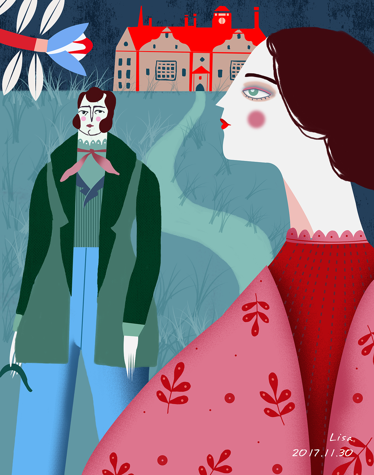 插画（图ZMTA3NTYwMDYw） - 创作习作 - 站酷设计师Zhanglisa原创素材 - 站酷ZCOOL