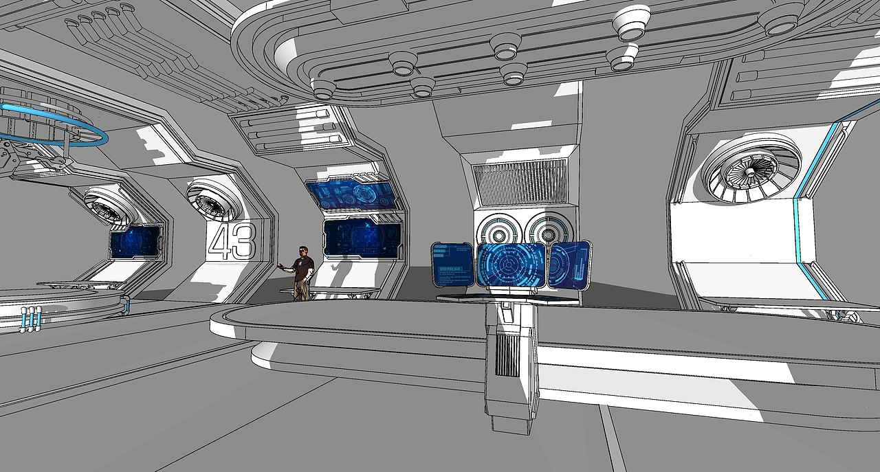 虚拟科技展厅概念设计