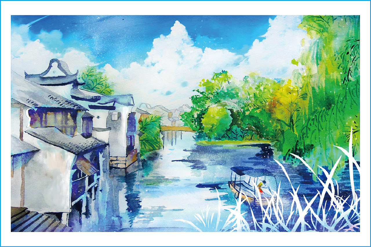 【如画之画】水彩乌镇