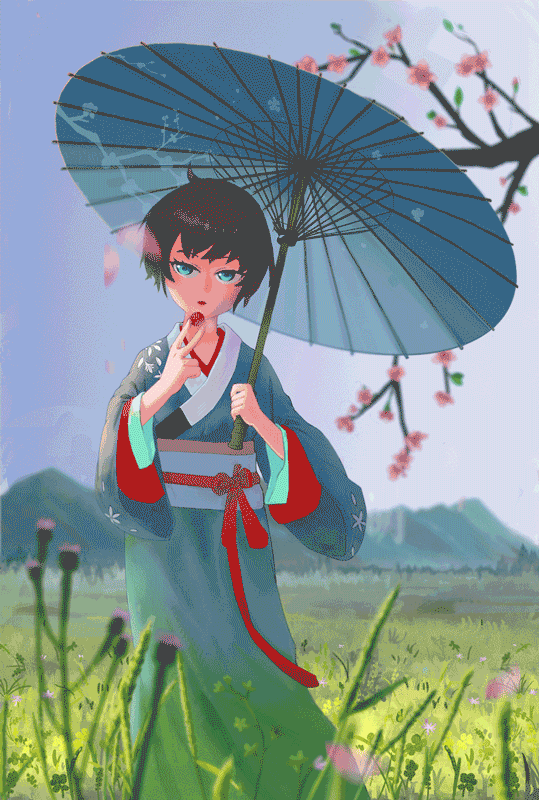 清明节气（图ZMjQ5NjQzNjUy） - 艺术插画 - 站酷设计师naaga原创素材 - 站酷ZCOOL