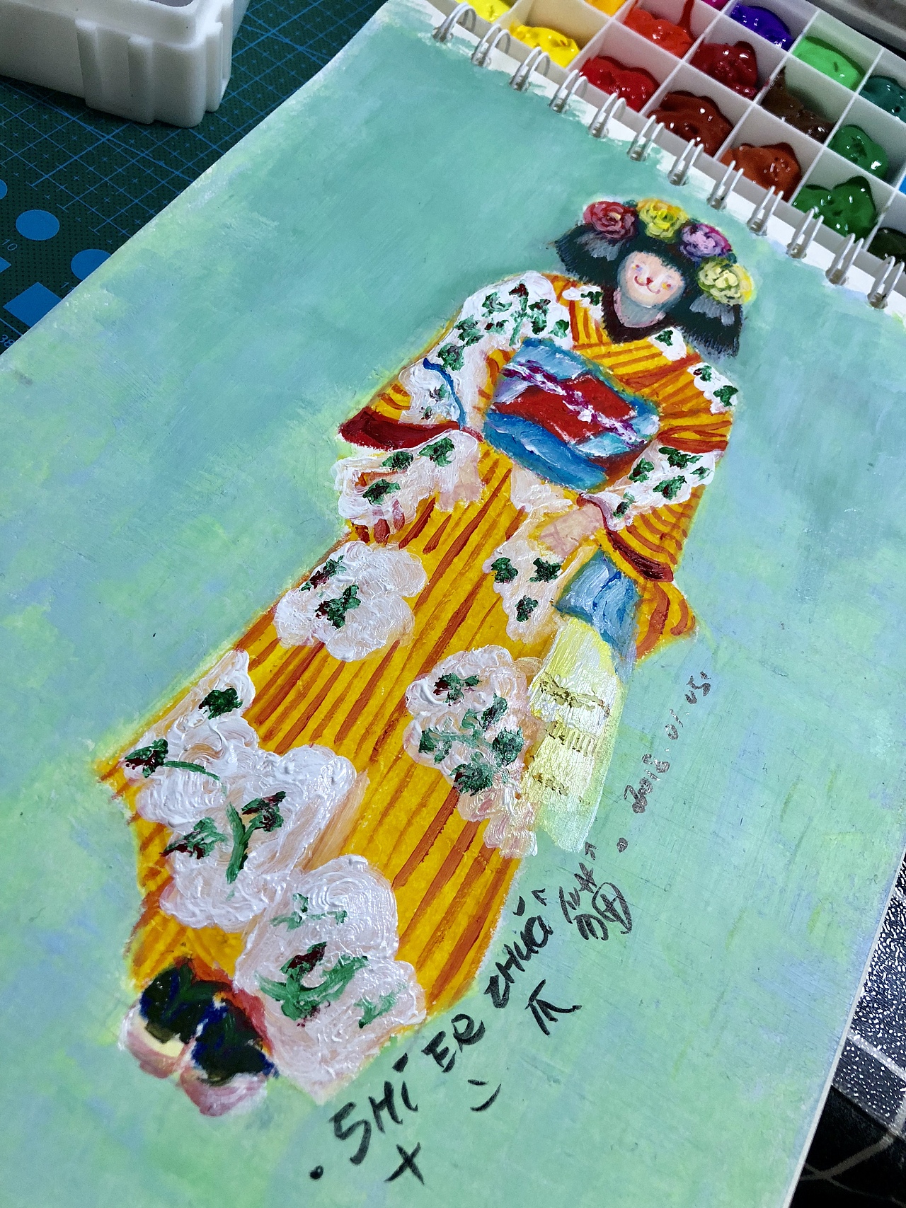 油画棒原创插画（图ZMTAxOTczMzQw） - 新锐潮流插画 - 站酷设计师MUHAN_W原创素材 - 站酷ZCOOL