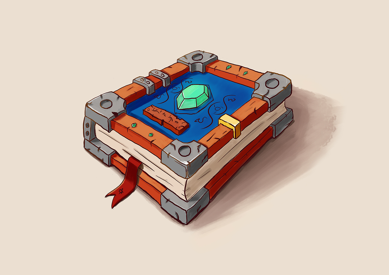 魔法书|插画|创作习作|不学无术的龙龙龙_原创作品-站酷zcool