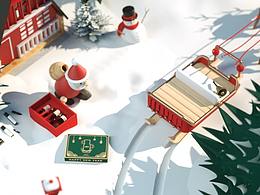 護膚店圣誕主題片