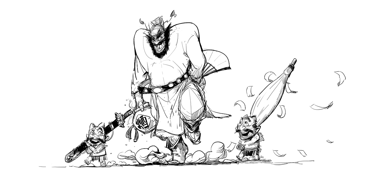 攒的一波新涂鸦一口气发上来！（图ZMTY5MjM4MjA4） - 概念设定 - 站酷设计师画画儿老王原创素材 - 站酷ZCOOL