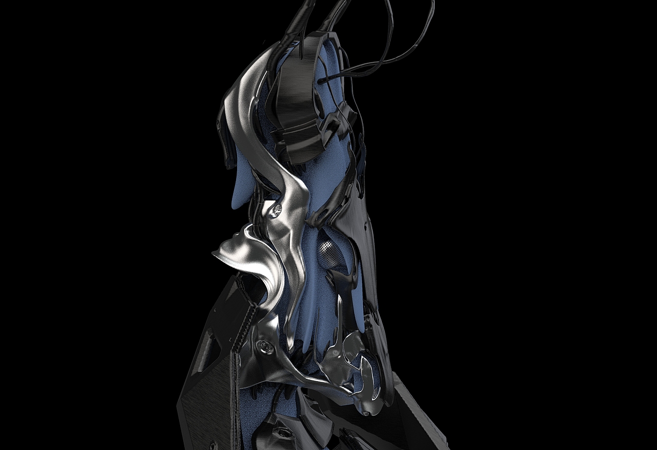 《爱&死亡&机器虫》之蚂蚱丽莎,vr雕刻