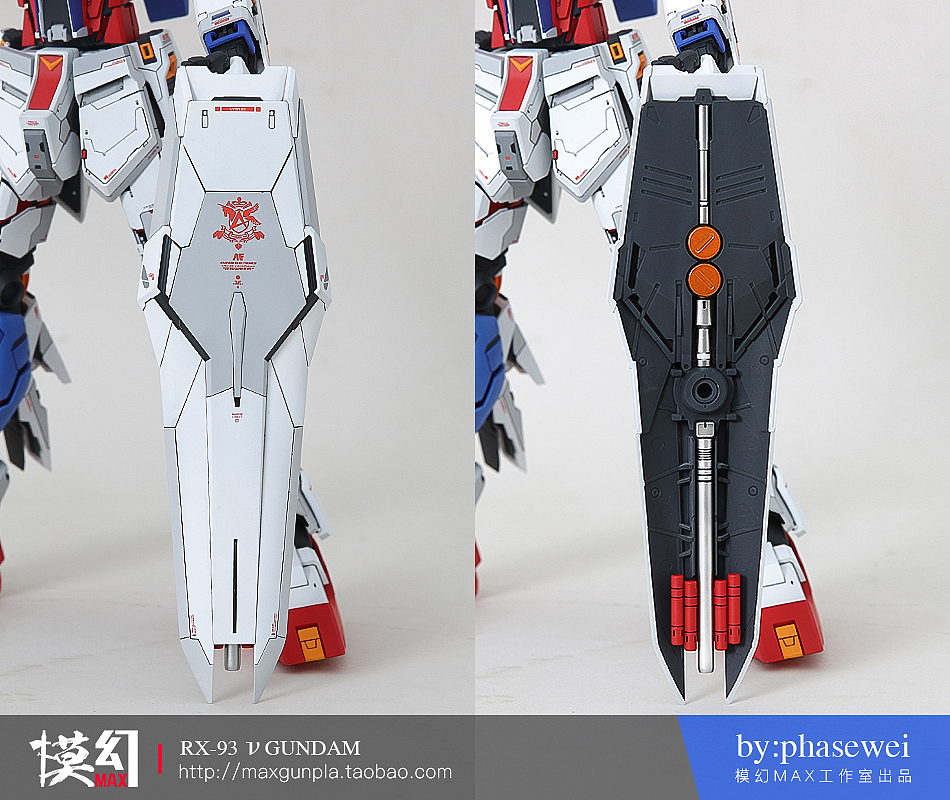 [模幻MAX]MG RX-93 卡牛高达+无x维度改件（图ZODgyMzMwMjg=） - 手办/模玩 - 站酷设计师phasewei原创素材 - 站酷ZCOOL