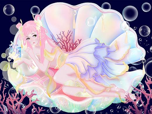 贝壳妖精-珍珠的幻想