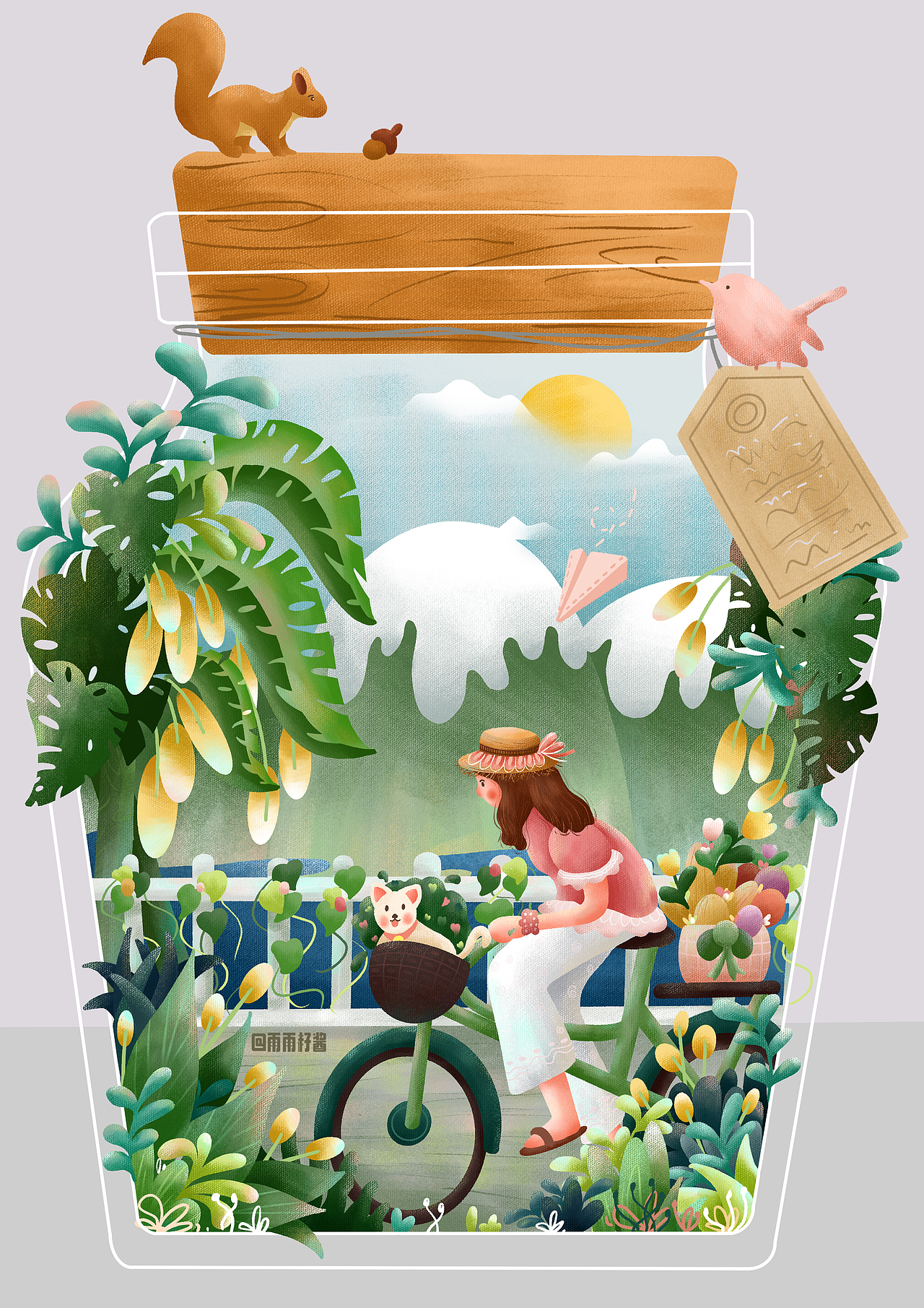 日常小美好（图ZMzE4NDU2MjQ0） - 儿童插画 - 站酷设计师雨雨籽酱原创素材 - 站酷ZCOOL