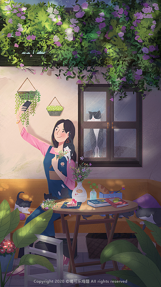 渐渐入夏（图ZMjA4MTU1NzMy） - 创作习作 - 站酷设计师喝可乐鸡翅原创素材 - 站酷ZCOOL