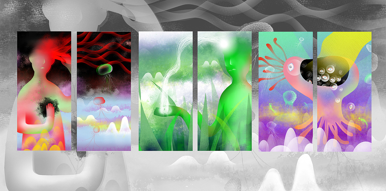 乐划锁屏 白日梦（图ZMjE3MDUzOTc2） - 商业插画 - 站酷设计师舟莛原创素材 - 站酷ZCOOL