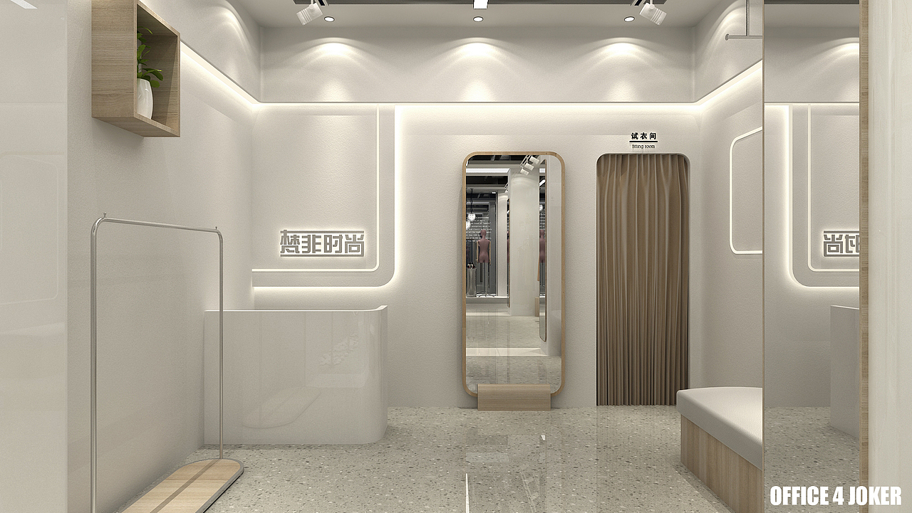 某女装店陈列设计（图ZMjU0MTMzNjEy） - 商业空间设计 - 站酷设计师鱼翅哥原创素材 - 站酷ZCOOL