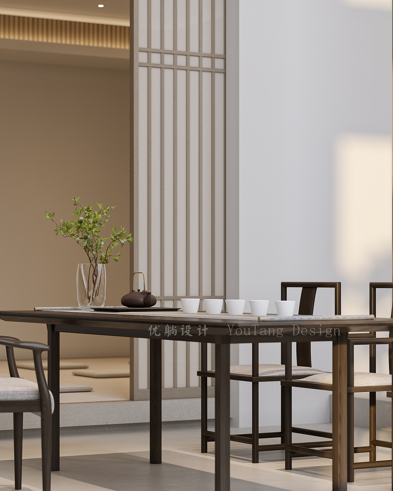 家装~禅意风（图ZMjkzOTYwNTQ0） - 家装设计 - 站酷设计师设计案宋原创素材 - 站酷ZCOOL