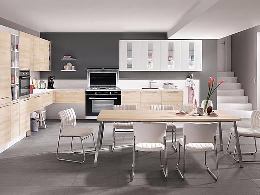 奥田蒸烤一体集成灶90TT简约开放厨房