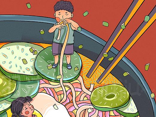 面——童年（个人主页-ZNDkzNzIzMzI=） - 创作习作 - 站酷设计师花生爱自由原创素材 - 站酷ZCOOL