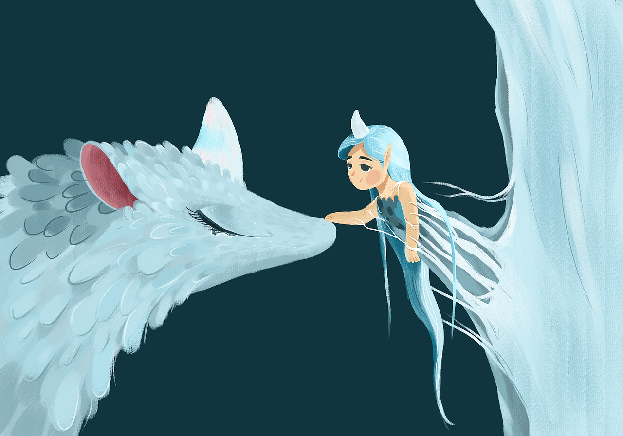 临摹鬼画胡子|插画|商业插画|花懵子_临摹作品-站酷zcool