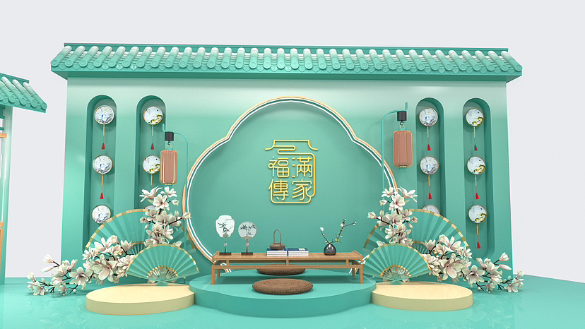 珠宝展厅,快闪