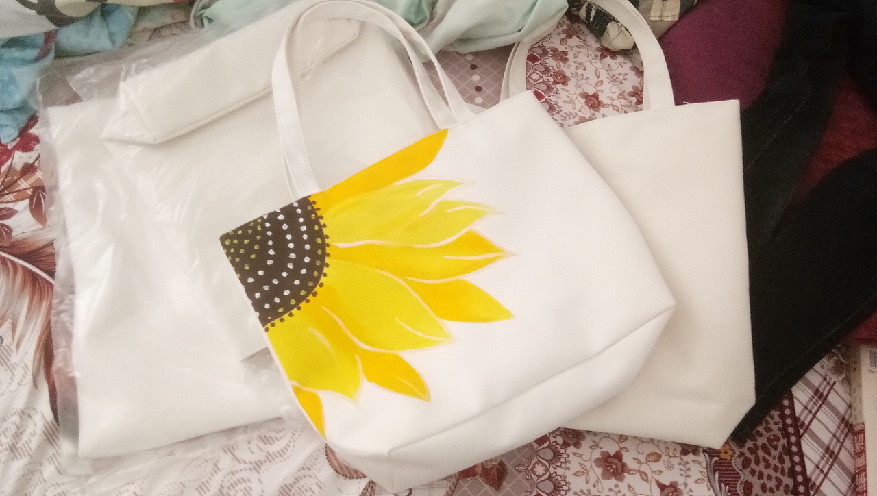 手绘帆布包（图ZMTg1MzExMzgw） - 绘画 - 站酷设计师你微笑时好美tcl原创素材 - 站酷ZCOOL