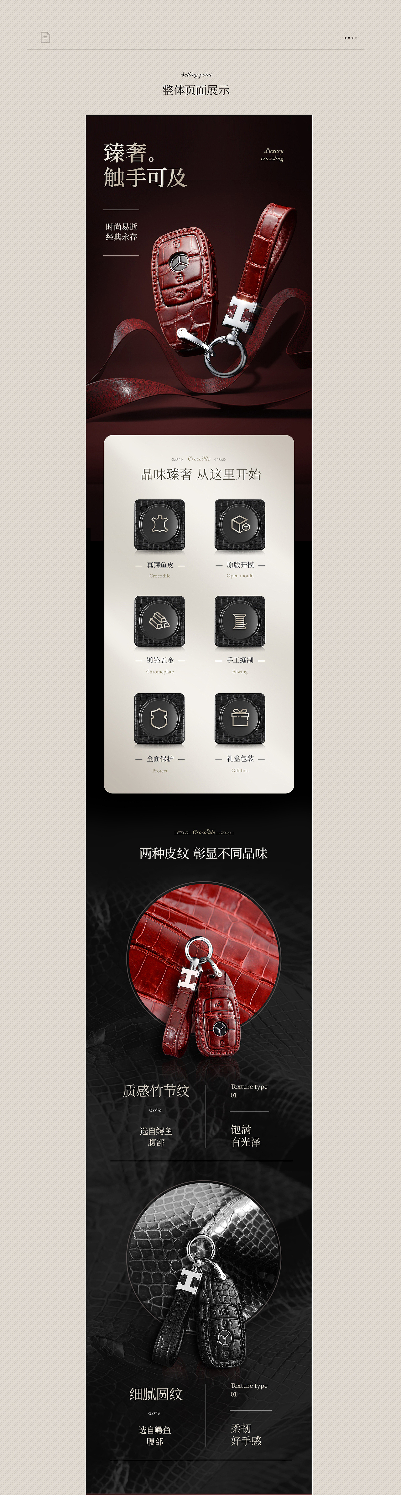 鳄鱼皮车钥匙扣详情页（图ZMjIxNDE2NDAw） - 电商 - 站酷设计师老沈_Shiny原创素材 - 站酷ZCOOL