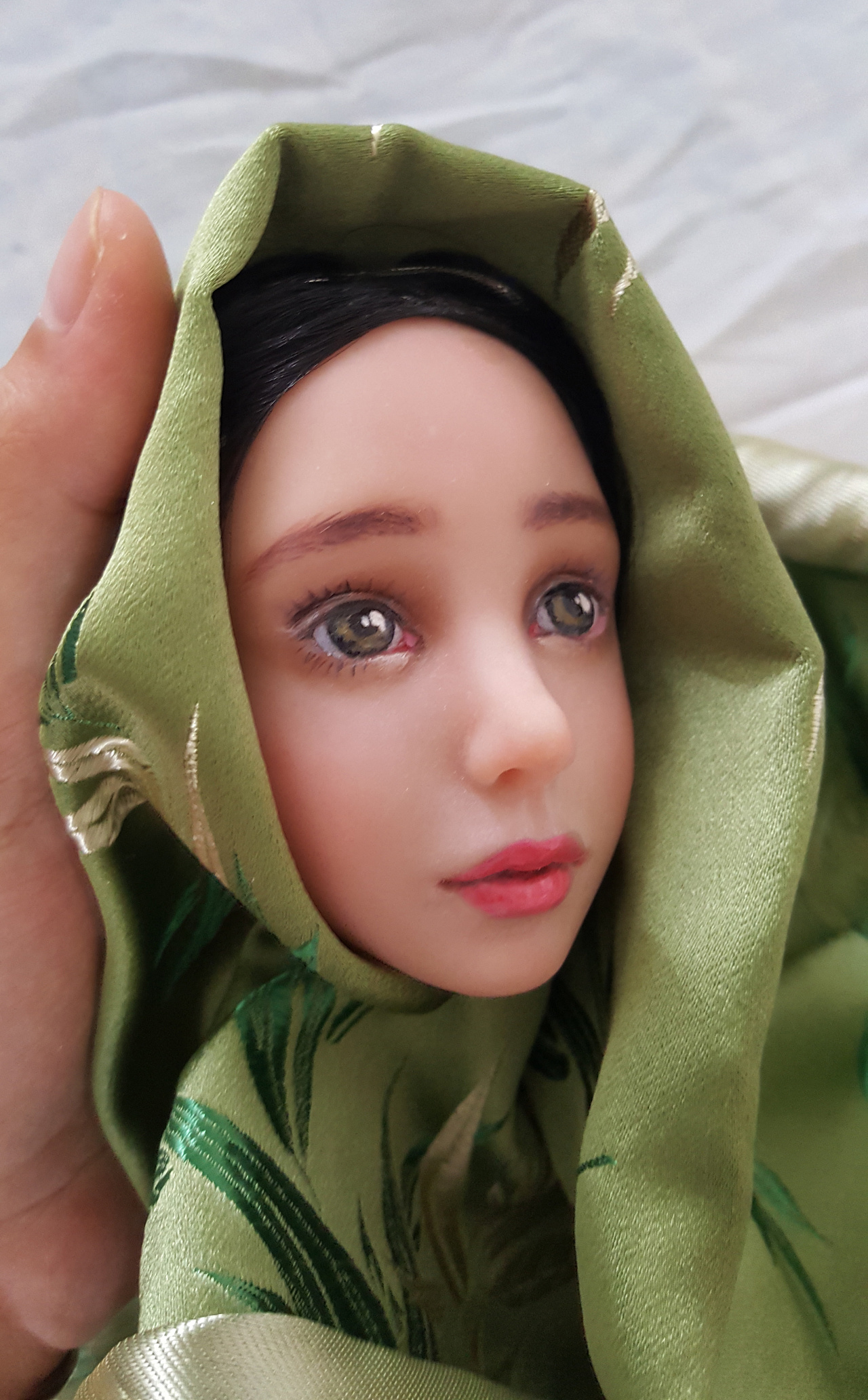 【原创】美国土自制少女胸像(思美人)|手工艺|手办/模玩|wdongmei321