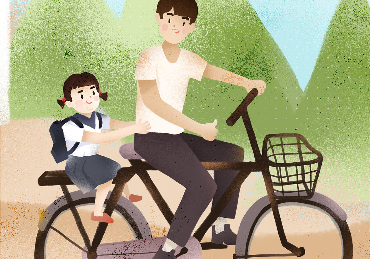 父亲节、端午、情人节、中秋、国庆 启动页 插画风格