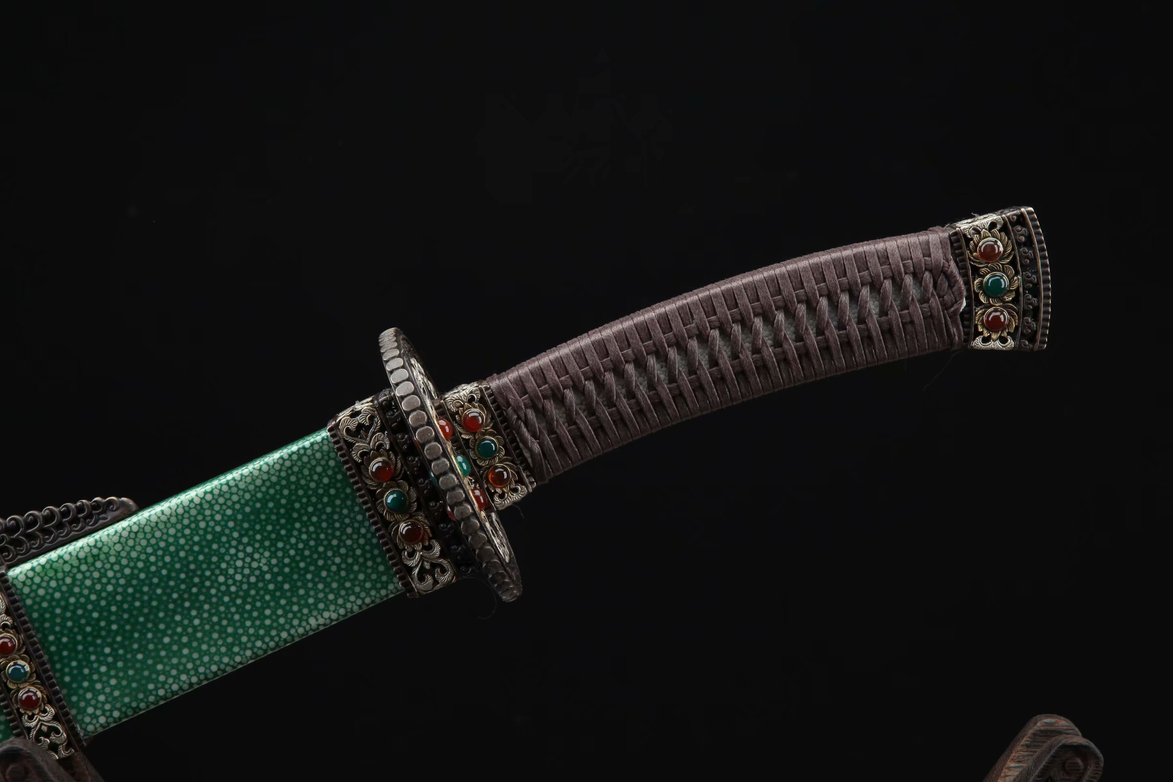 两款清贝勒腰刀 和风堂美术刀剑