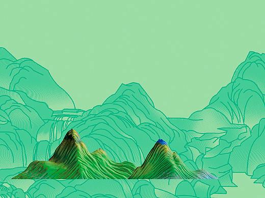 防伪超线逆向UV工艺的绿茶包装