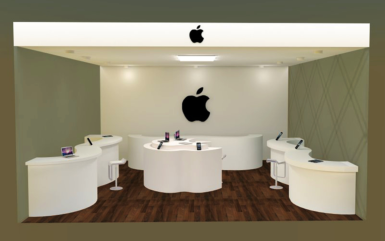 苹果品牌展台设计