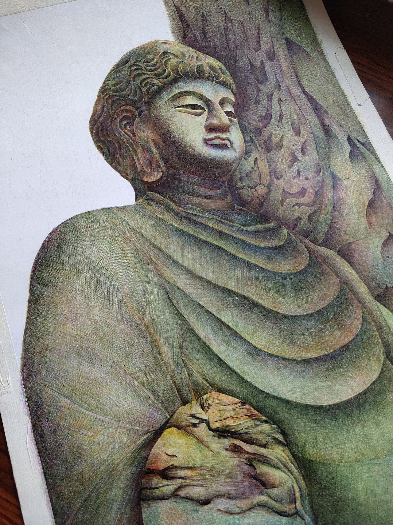 圆珠笔乐山大佛