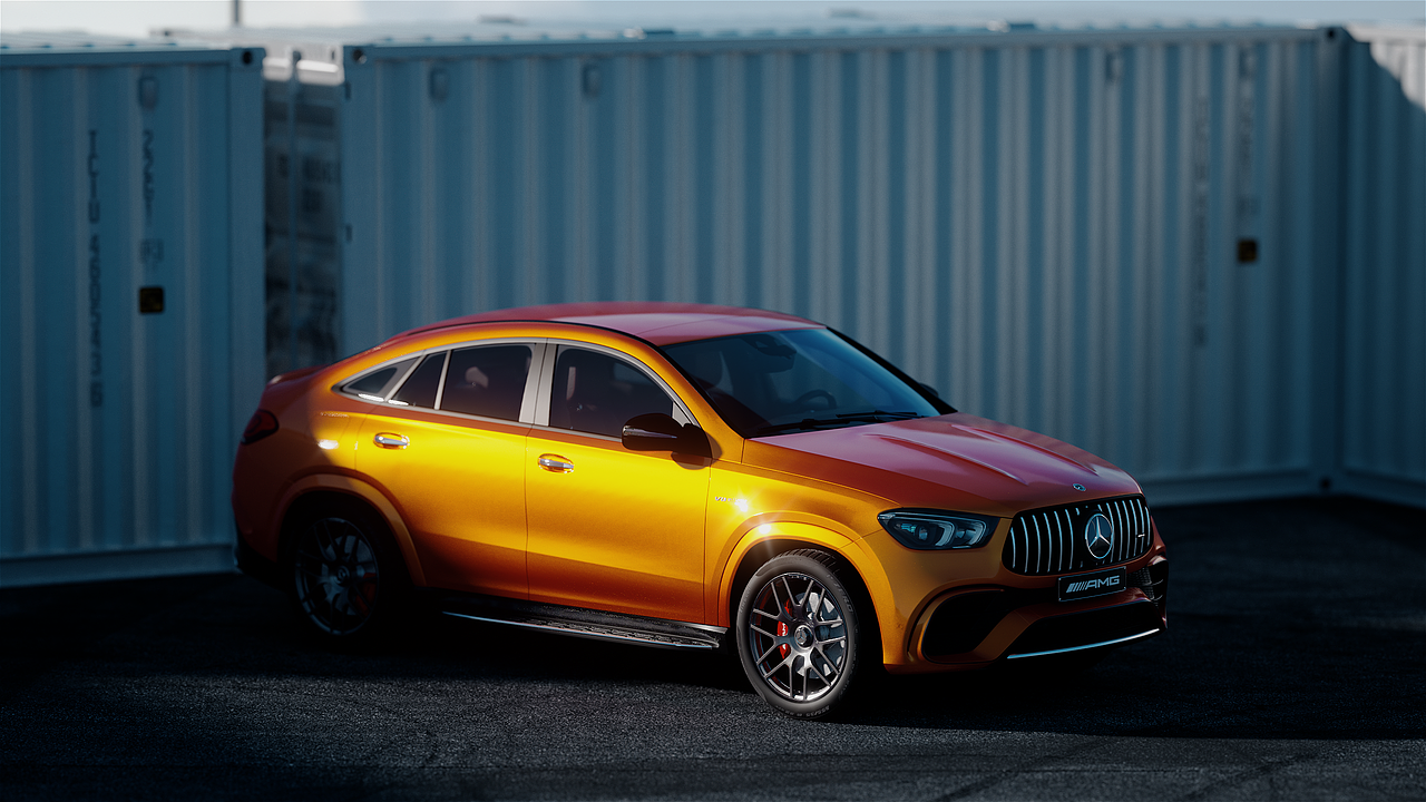 汽车渲染练习-奔驰AMG（图ZMzY3NDI1NTg0） - 机械/交通 - 站酷设计师HAWE原创素材 - 站酷ZCOOL