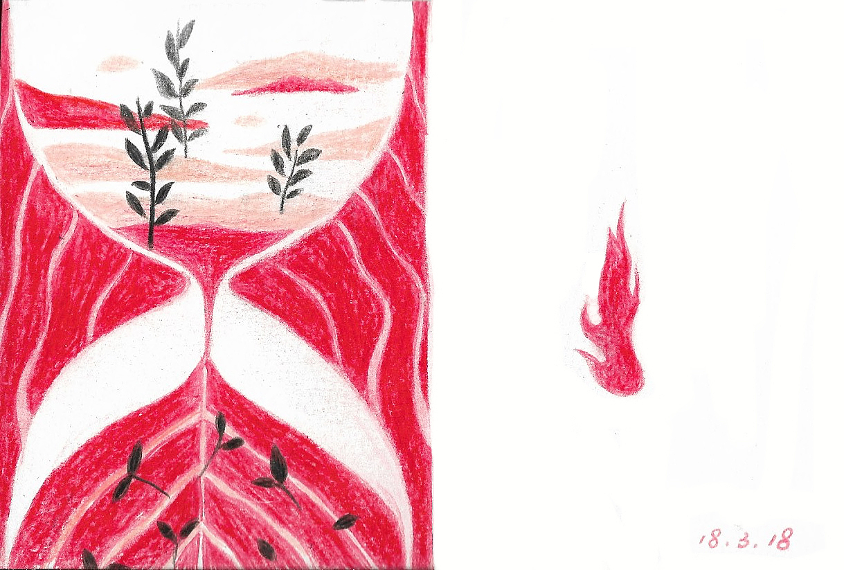 沙漏-状态的转换（图ZMTA5MTg5NzQ4） - 创作习作 - 站酷设计师菲非Fiona原创素材 - 站酷ZCOOL