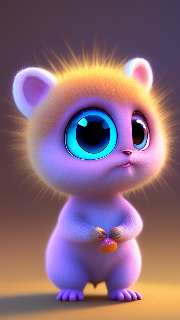 sweet city甜城内江自由个性的精灵插画壁纸屏保装饰画