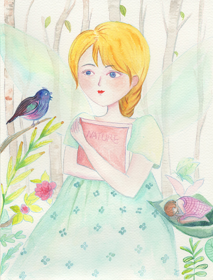 四季插画—春天精灵（图ZMTU5MTcyNDMy） - 儿童插画 - 站酷设计师一娃窝原创素材 - 站酷ZCOOL